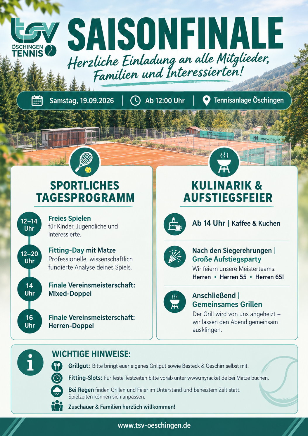 Saisonfinale 2026 Plakat
